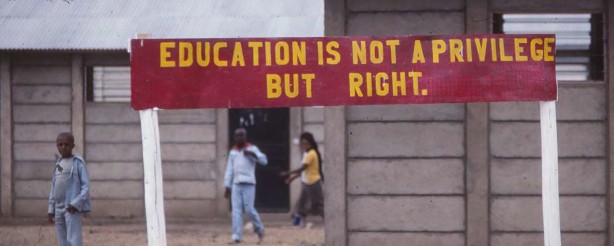 Utbildningen var högprioriterad under Mossbergs år i Etiopien. Cirka 450 skolor om året byggdes.
