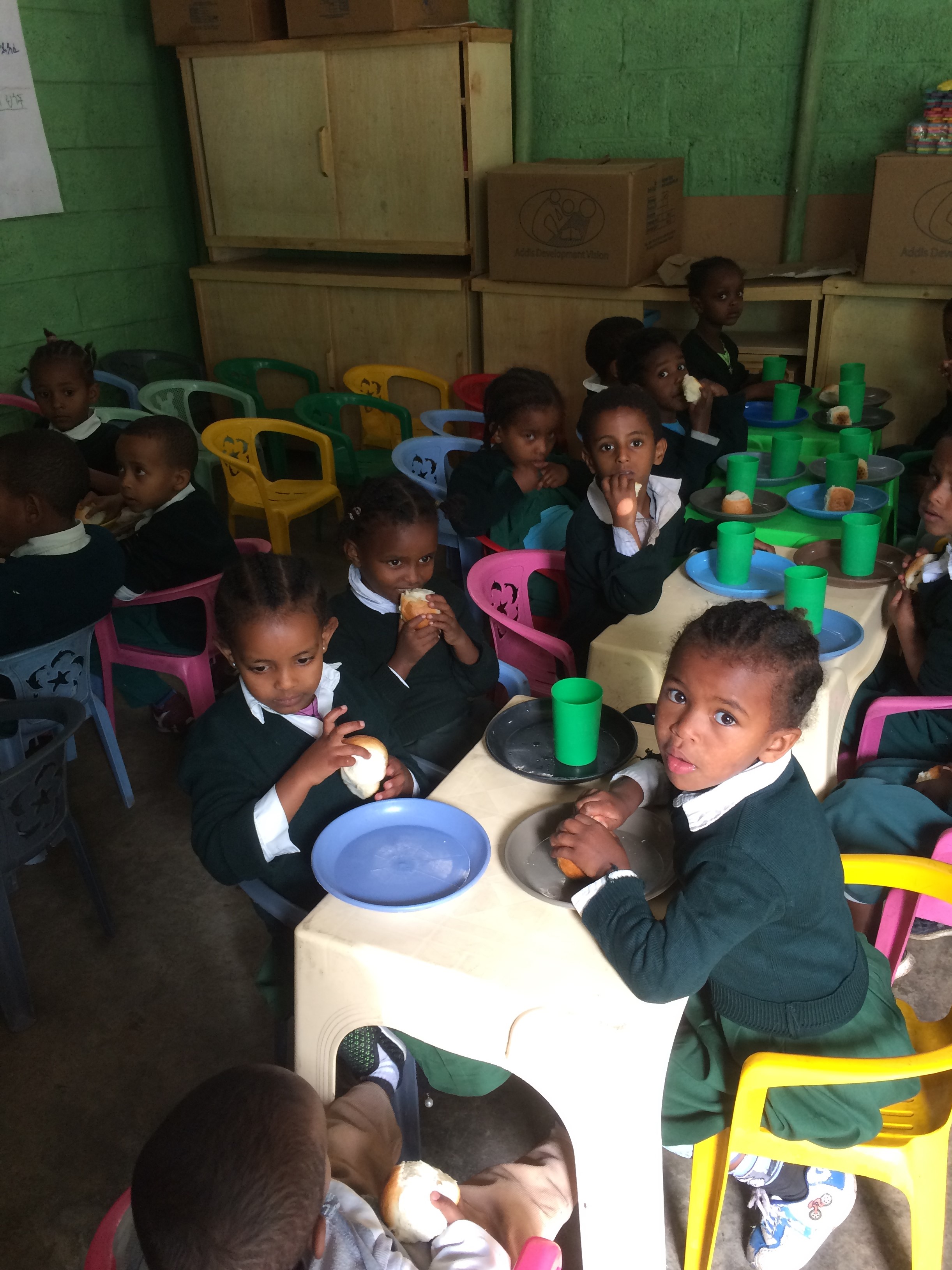 förskolan Firehiywet, Addis Abeba, Etiopien